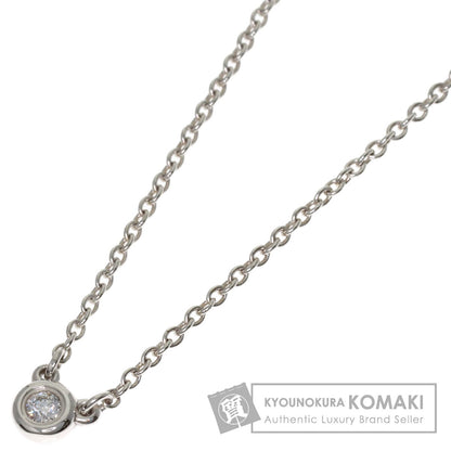 TIFFANY&Co. By The Yard 1P Diamond Necklace Silver Ladies [Used]