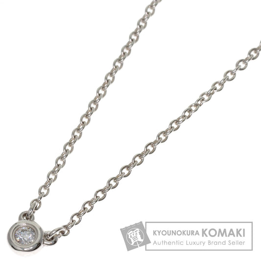 TIFFANY&Co. By The Yard 1P Diamond Necklace Silver Ladies [Used]