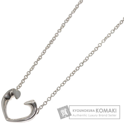 TIFFANY&Co. Heart motif Necklace Silver Ladies [Used]