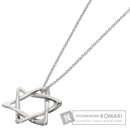 TIFFANY&Co. Star of david Necklace Silver Ladies [Used]