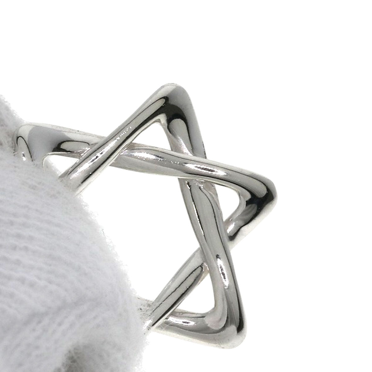 TIFFANY&Co. Star of david Necklace Silver Ladies [Used]