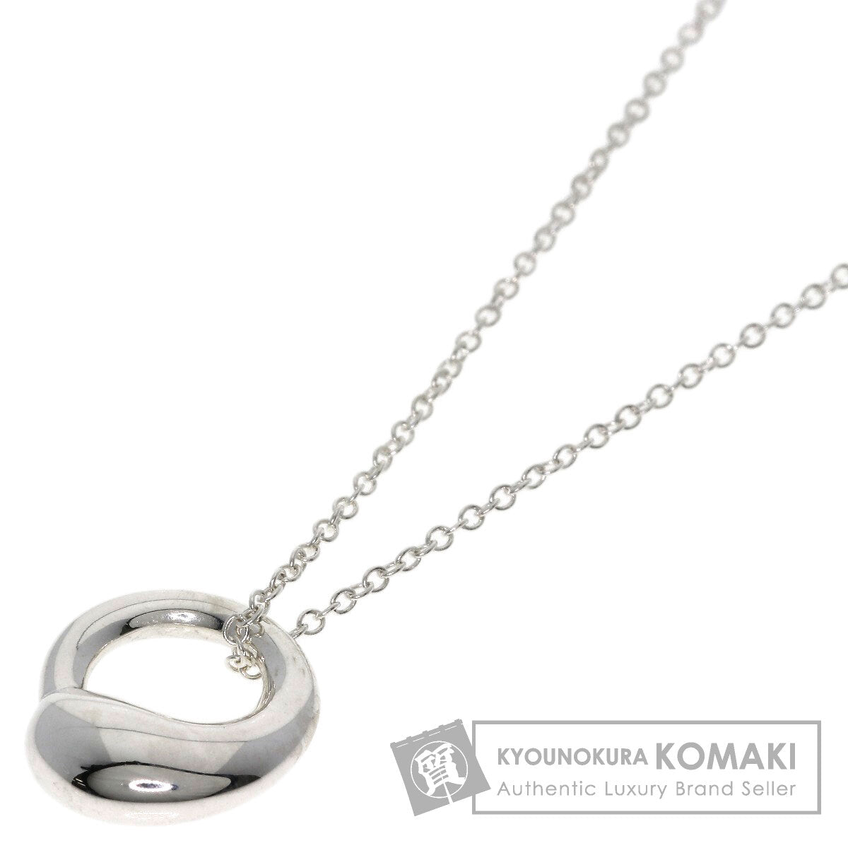 TIFFANY&Co. Eternal circle Necklace Silver Ladies [Used]