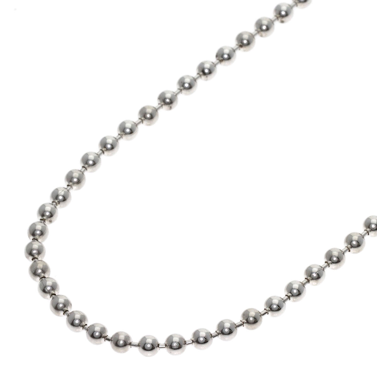 TIFFANY&Co. Ball Chain 17.9" Necklace Silver Ladies [Used]