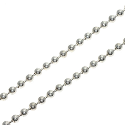 TIFFANY&Co. Ball Chain 17.9" Necklace Silver Ladies [Used]