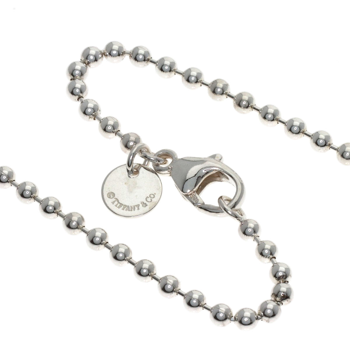 TIFFANY&Co. Ball Chain 17.9" Necklace Silver Ladies [Used]
