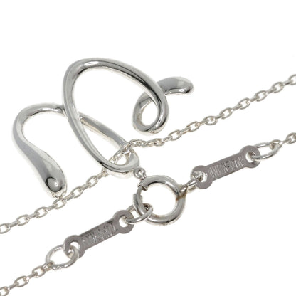 TIFFANY&Co. Initials W Necklace Silver Ladies [Used]