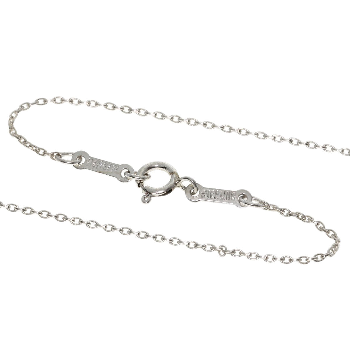 TIFFANY&Co. Initials W Necklace Silver Ladies [Used]