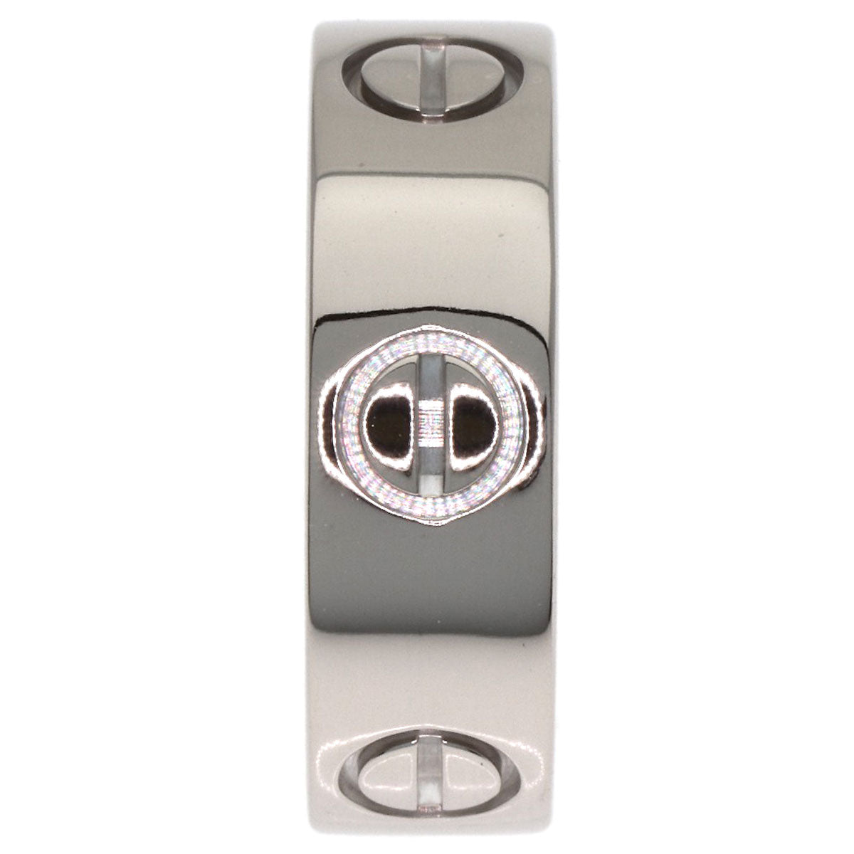 CARTIER love ring #47 Ring K18 White Gold Ladies [Used]