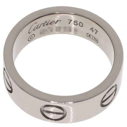 CARTIER love ring #47 Ring K18 White Gold Ladies [Used]