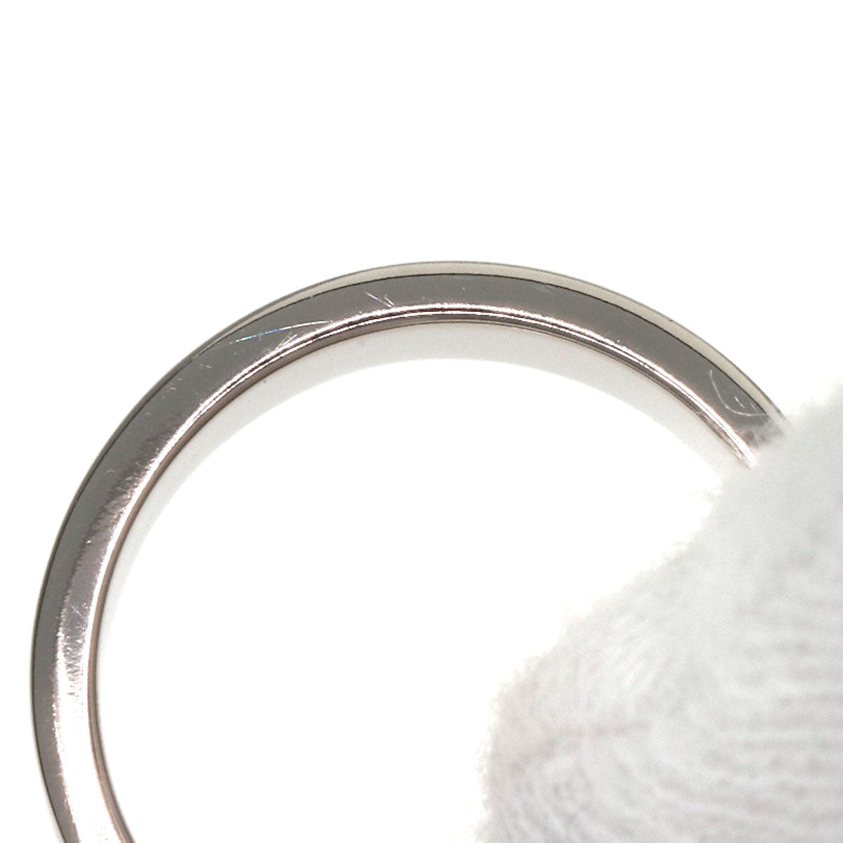CARTIER love ring #47 Ring K18 White Gold Ladies [Used]