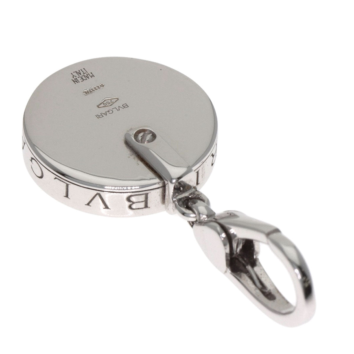 BVLGARI Optical charm Pendant top K18 White Gold Ladies [Used]
