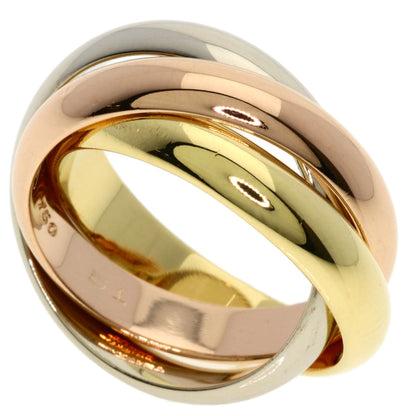 CARTIER Trinity MM #51 Ring K18 Yellow Gold 18K Pink GoldLadies [Used]