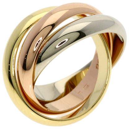 CARTIER Trinity MM #51 Ring K18 Yellow Gold 18K Pink GoldLadies [Used]