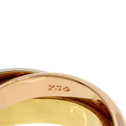 CARTIER Trinity MM #51 Ring K18 Yellow Gold 18K Pink GoldLadies [Used]