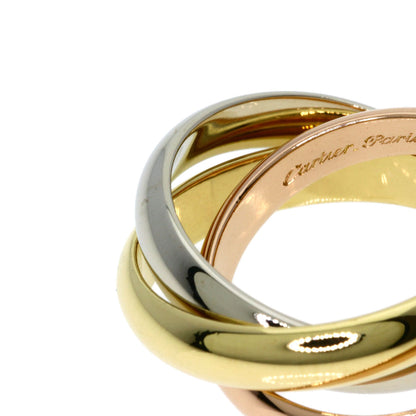 CARTIER Trinity MM #51 Ring K18 Yellow Gold 18K Pink GoldLadies [Used]