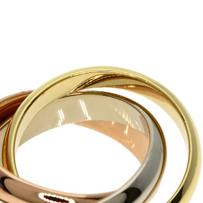 CARTIER Trinity MM #51 Ring K18 Yellow Gold 18K Pink GoldLadies [Used]