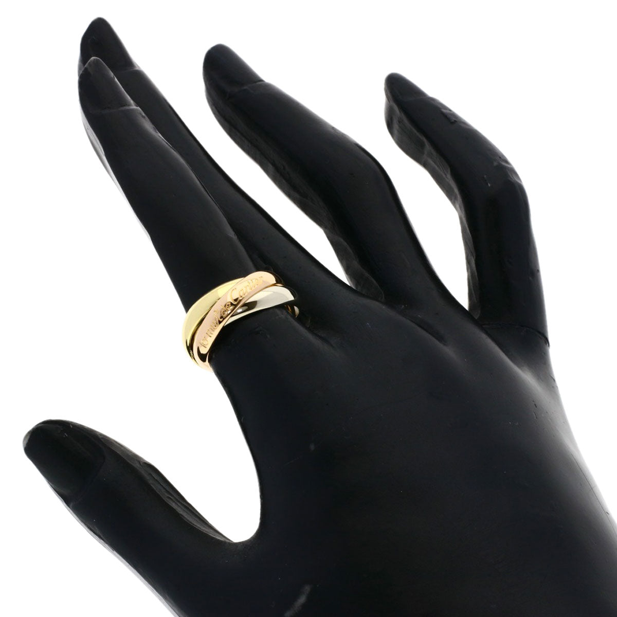 CARTIER Trinity #49 Ring K18 Yellow Gold 18K Pink GoldLadies [Used]