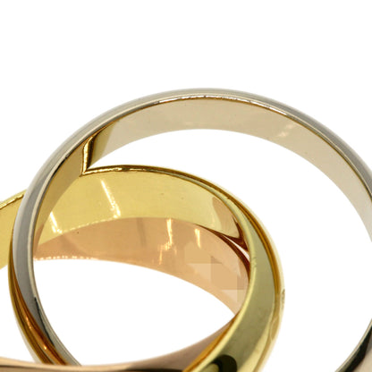 CARTIER Trinity MM #51 Ring K18 Yellow Gold 18K Pink GoldLadies [Used]