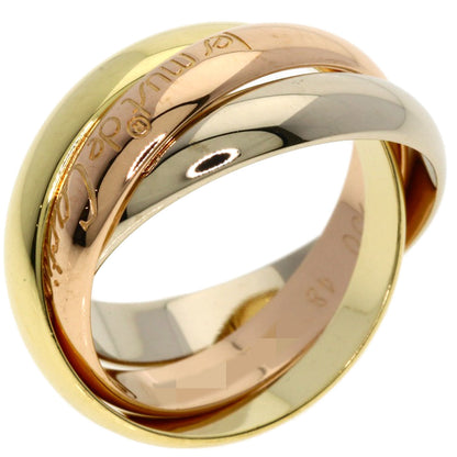 CARTIER Trinity #48 Ring K18 Yellow Gold 18K Pink GoldLadies [Used]