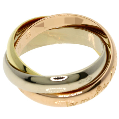 CARTIER Trinity #48 Ring K18 Yellow Gold 18K Pink GoldLadies [Used]