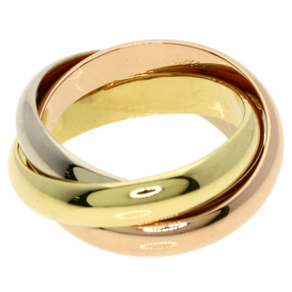 CARTIER Trinity MM #48 Ring K18 Yellow Gold 18K Pink GoldLadies [Used]