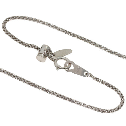 0.47ct Akoya Pearl, Pink Sapphire, Diamond Necklace K18 White Gold K14WG 10.9g　Ladies