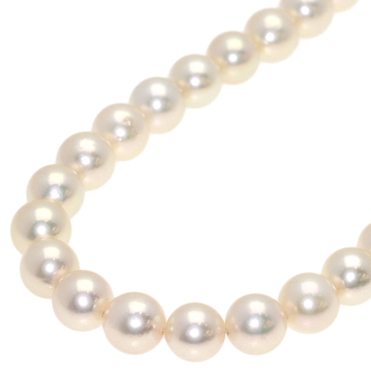 Akoya pearl Pearl Necklace Silver 42g　Ladies