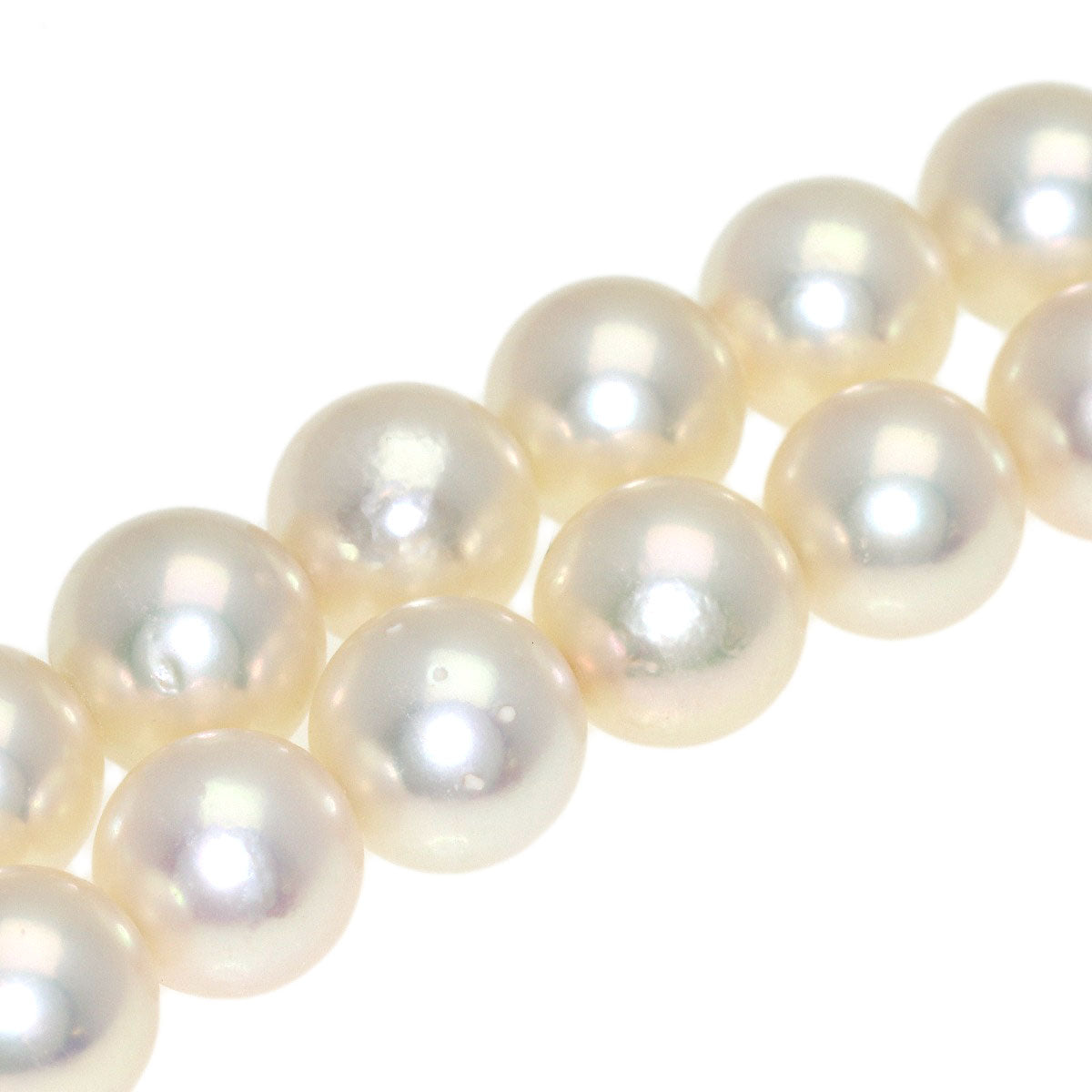 Akoya pearl Pearl Necklace Silver 42g　Ladies