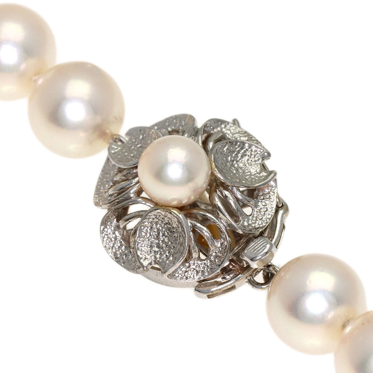 Akoya pearl Pearl Necklace Silver 42g　Ladies