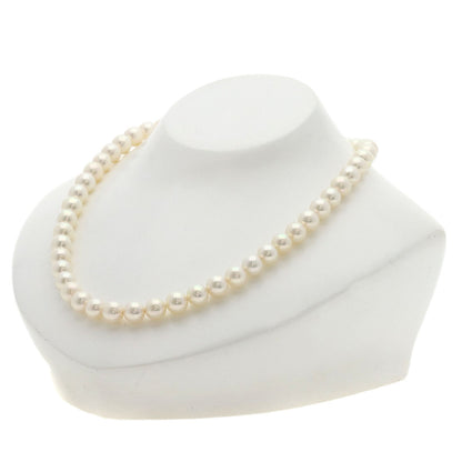 Akoya pearl Pearl Necklace Silver 42g　Ladies