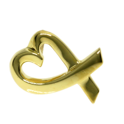 TIFFANY&Co. Loving heart earring K18 Yellow Gold Ladies [Used]