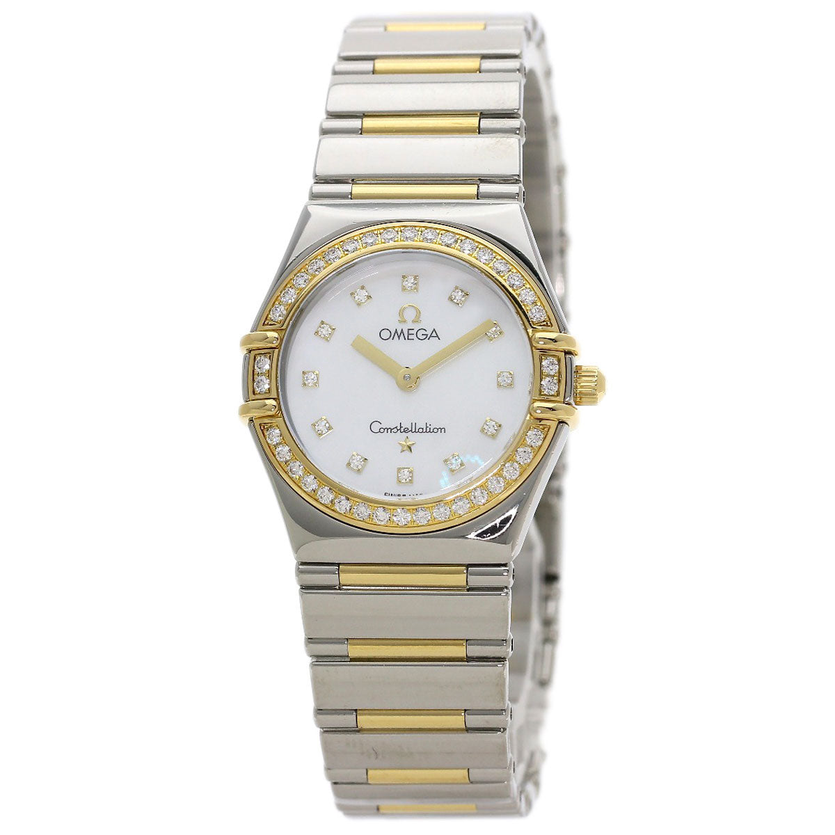 OMEGA Constellation 12P BezelDiamond Watches 1376.75 Stainless Steel/SSxK18YG Ladies