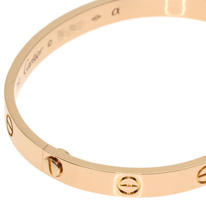 CARTIER LOVE Bracelets #18 with screwdriver Bracelet K18 Pink Gold Ladies [Used]