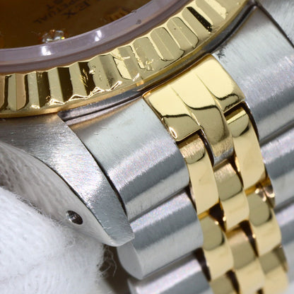 ROLEX DATEJUST 10P Diamond Watches 69173G Stainless Steel/SSxK18YG Ladies