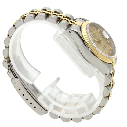 ROLEX DATEJUST 10P Diamond Watches 69173G Stainless Steel/SSxK18YG Ladies