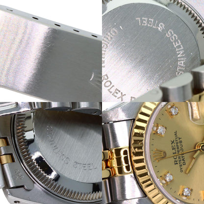 ROLEX DATEJUST 10P Diamond Watches 69173G Stainless Steel/SSxK18YG Ladies
