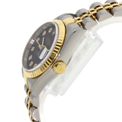ROLEX DATEJUST 10P Diamond Watches 79173G Stainless Steel/SSxK18YG Ladies