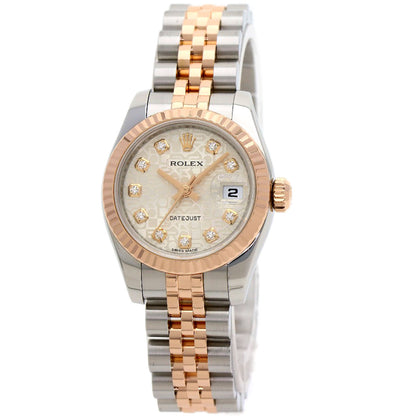 ROLEX DATEJUST 10P Diamond Watches 179171G Stainless Steel/SSxK18PG Ladies