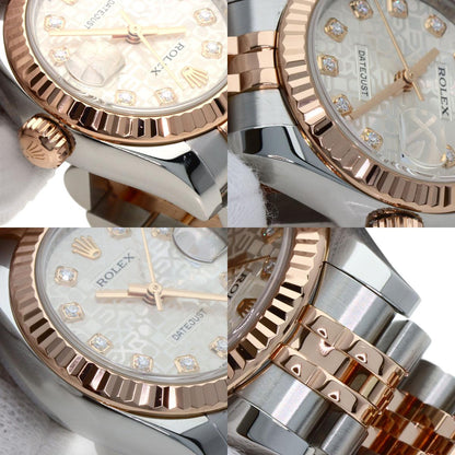 ROLEX DATEJUST 10P Diamond Watches 179171G Stainless Steel/SSxK18PG Ladies