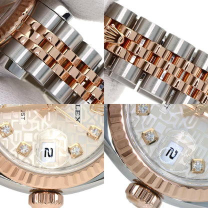ROLEX DATEJUST 10P Diamond Watches 179171G Stainless Steel/SSxK18PG Ladies