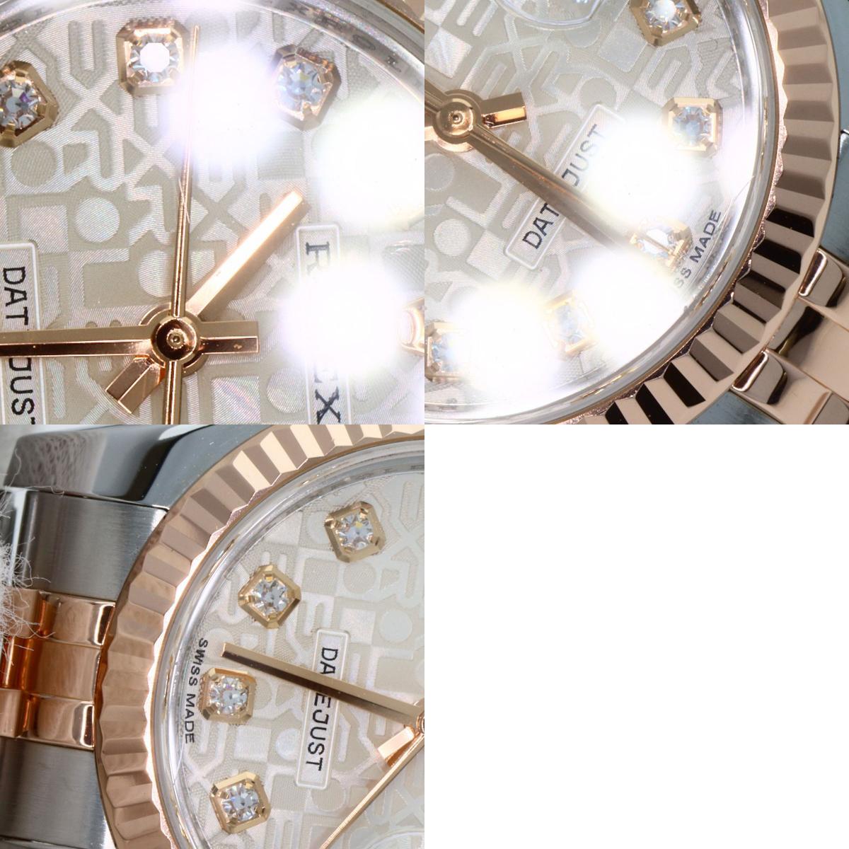 ROLEX DATEJUST 10P Diamond Watches 179171G Stainless Steel/SSxK18PG Ladies