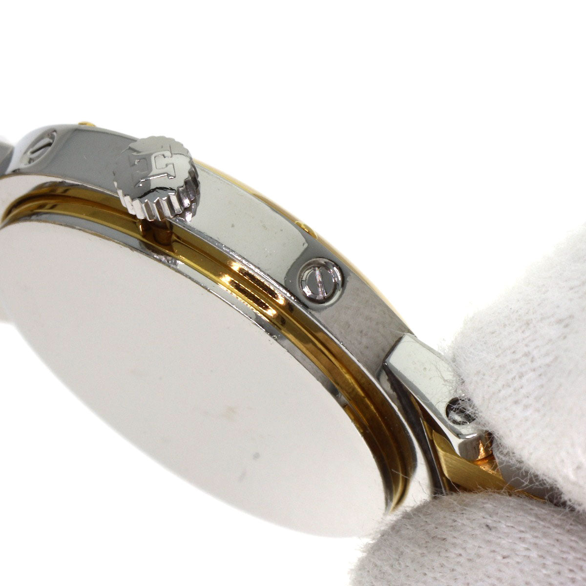 HERMES Clipper Watches Stainless Steel/SSxGP Ladies