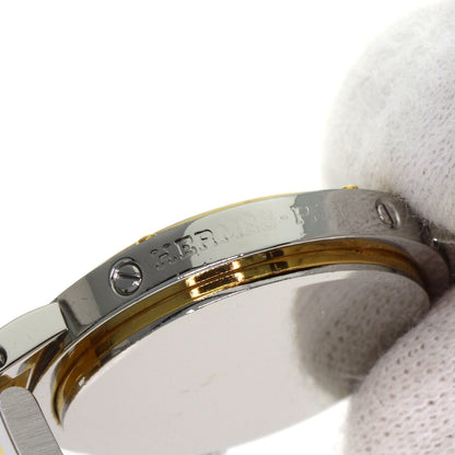 HERMES Clipper Watches Stainless Steel/SSxGP Ladies