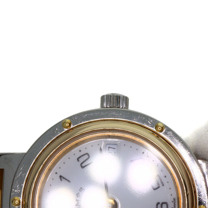 HERMES Clipper Watches Stainless Steel/SSxGP Ladies