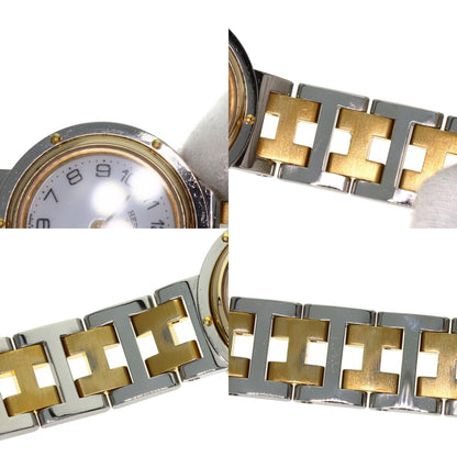 HERMES Clipper Watches Stainless Steel/SSxGP Ladies