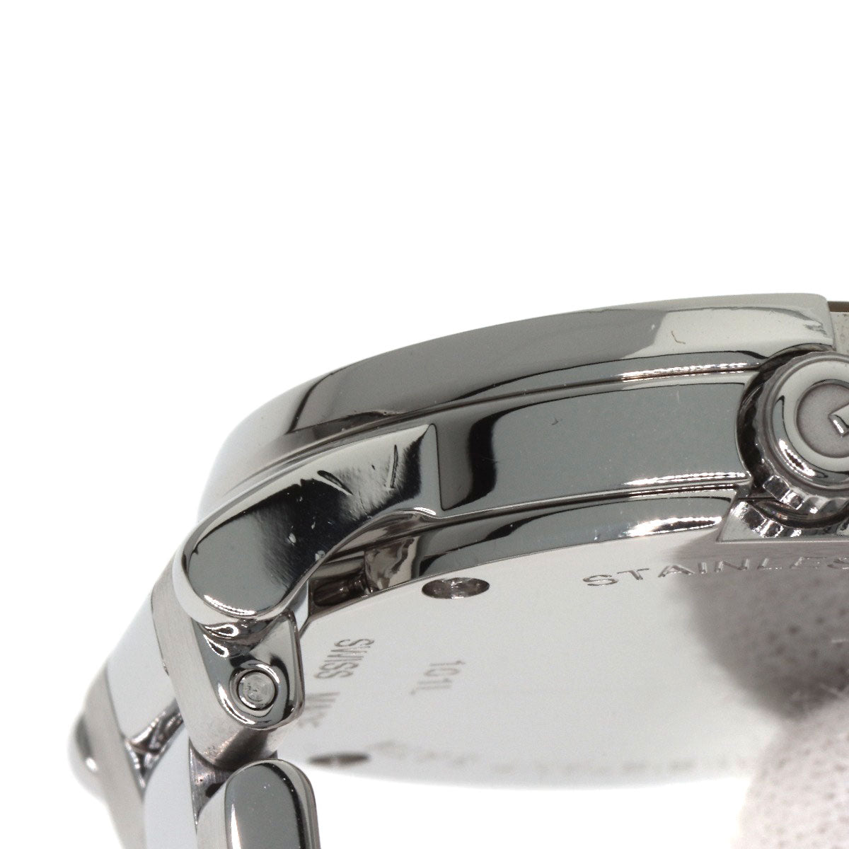 GUCCI Round face Watches 101L Stainless Steel/Stainless Steel Ladies