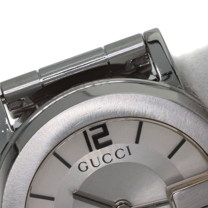 GUCCI Round face Watches 101L Stainless Steel/Stainless Steel Ladies