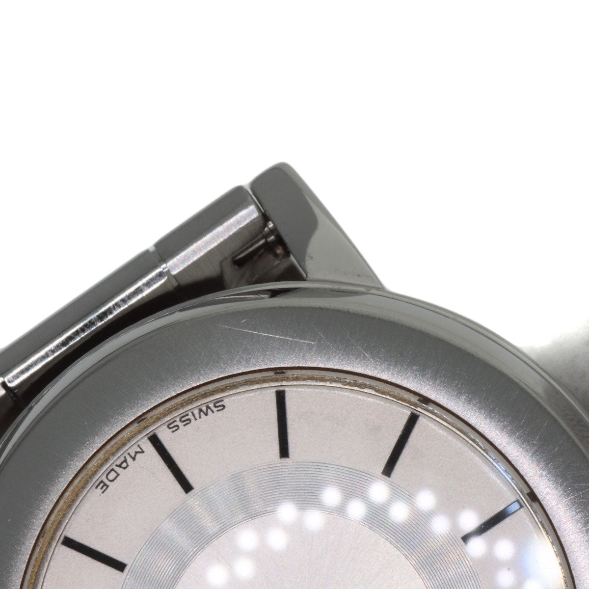 GUCCI Round face Watches 101L Stainless Steel/Stainless Steel Ladies