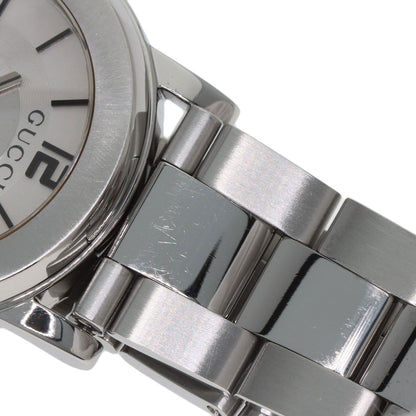 GUCCI Round face Watches 101L Stainless Steel/Stainless Steel Ladies