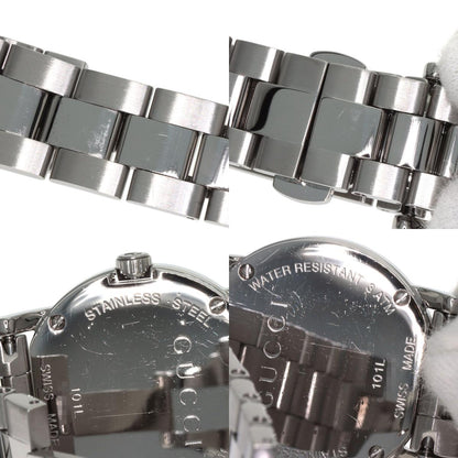 GUCCI Round face Watches 101L Stainless Steel/Stainless Steel Ladies
